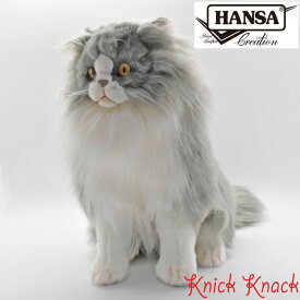 【送料無料】HANSA ハンサ ペルシャネコ ぬいぐるみ BH5012 猫 リアル かわいい 動物