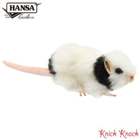 HANSA ハンサ パンダマウス ぬいぐるみ BH8139 ねずみ 鼠 リアル かわいい 動物