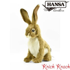 【送料無料】HANSA ハンサ ジャックラビット ぬいぐるみ BH5911 うさぎ 兎 リアル かわいい 動物