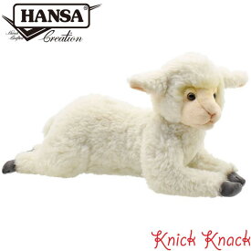 HANSA ハンサ ヒツジ 仔 ぬいぐるみ BH4287 羊 リアル かわいい 動物