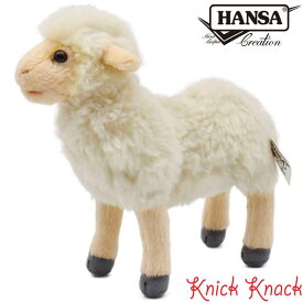 HANSA ハンサ ヒツジ 仔 ぬいぐるみ BH4562 羊 リアル かわいい 動物
