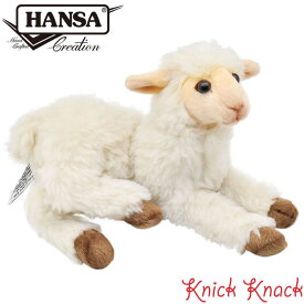 HANSA ハンサ ヒツジ 仔 ぬいぐるみ BH4773 羊 リアル かわいい 動物
