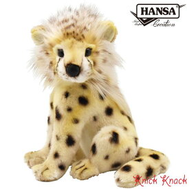 HANSA チーター 仔 BH2990　ハンサ リアル 動物 ぬいぐるみ グッズ 雑貨 置物 オブジェ インテリア