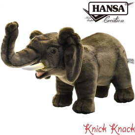 【送料無料】HANSA ハンサ アフリカゾウ ぬいぐるみ BH3122 象 リアル かわいい 動物