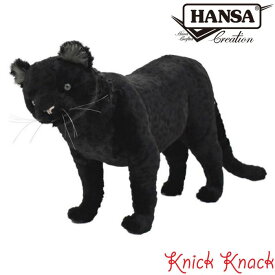 【送料無料】HANSA ハンサ クロヒョウ ぬいぐるみ BH7006 黒豹 リアル かわいい 動物