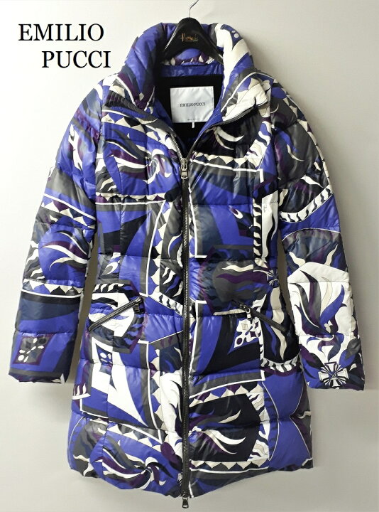 楽天市場】ランクA エミリオプッチ【EMILIO PUCCI】ダウンコート 