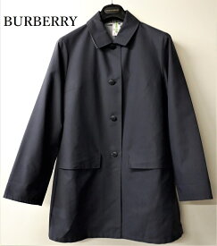 ランクA　バーバリー【BURBERRY】LONDON ステンカラーコート　ネイビー　11（中古）