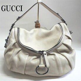 グッチ【GUCCI】アイコンビット2WAYセミショルダーバッグ　アイボリー　S新品未使用品　(中古)