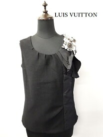 ルイ・ヴィトン【LUIS VUITTON】wool /silk 　sleeveless topsサイズ36(中古)　ランクA