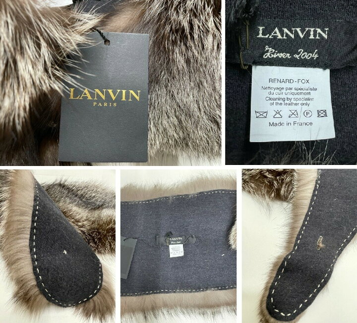 楽天市場】NEWタグ付き新品【LANVIN】ランバン River 2004RENARD FOX 
