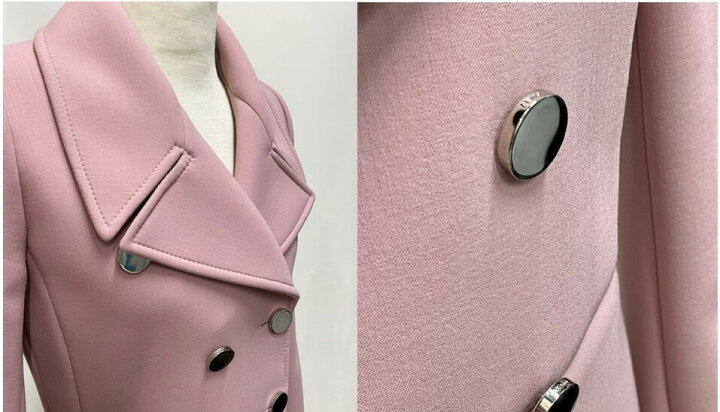 楽天市場】グッチ【GUCCI】ピンク ウールコート ボンディング素材 P 