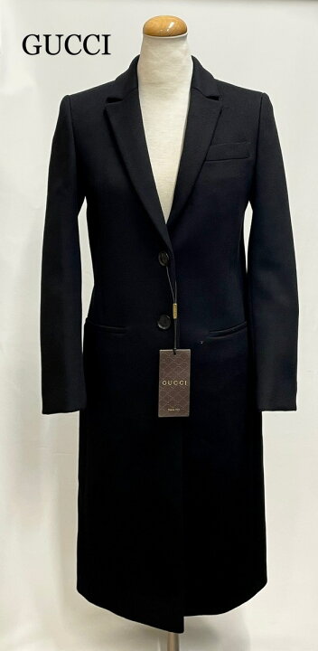楽天市場】グッチ【GUCCI】ウールコート 36シングルブレスト  