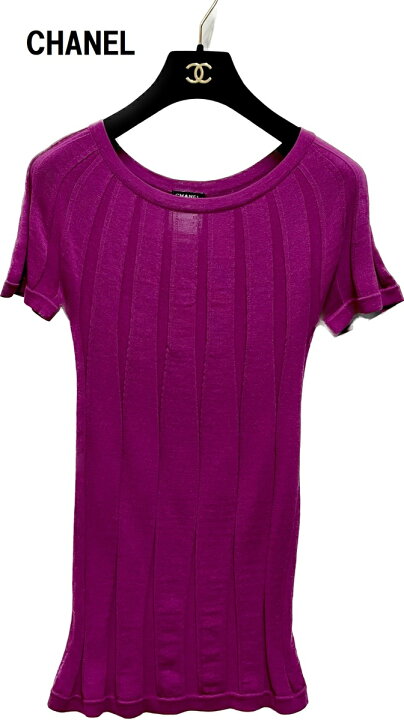 楽天市場】シャネ ル【CHANEL】ココマーク 半袖コットン リブニット  