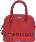 バレンシアガ【BALENCIAGA】Ville Top Handle leather　Bag 2Wayバッグ　ショルダーストラップ付 red /赤ランクA(中古)