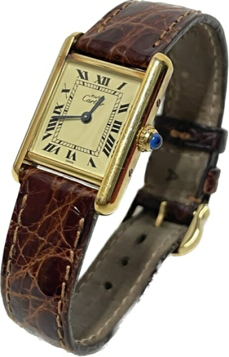 楽天市場】カルティエ【Cartier】Must Tank VELMAILE マストタンク  