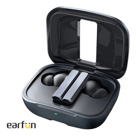 EarFun Air Pro SV ワイヤレスイヤホン Bluetooth 5.2 完全ワイヤレスイヤホン ワイヤレス充電対応 ワイヤレスノイズキャンセリングイヤホン 外音取り込み 専用アプリ対応 10mmドライバ 6基のENCマイク 通話ノイズリダクション 連続24時間再生 10分充電120分再生