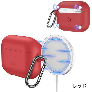 y[֑zESR AirPods 3 P[X 2021 AirPods 3 }OlbgP[X MagSafeC[dΉ ی [dCg Jrit HaloLock Soft Case for AirPods 2021yKiz