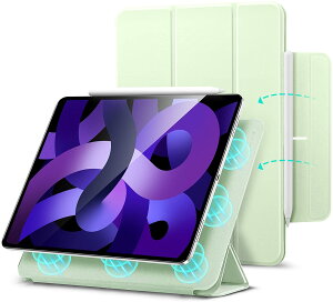 �y�������K�i�z�y���[���֑��������zESR iPad Air ��5���� / ��4���� 10.9�C���`�Ή� �}�O�l�b�g�P�[�X iPad Air 11�C���` M4/M3/M2 (2026/2025/2024)�Ή� ���C�z�� �I�[�g�X���[�v Pencil��2����Ή� Rebound Magn