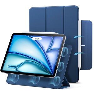 �y�������K�i�z�y���[���֑��������zESR iPad Air ��5���� / ��4���� 10.9�C���`�Ή� �}�O�l�b�g�P�[�X iPad Air 11�C���` M4/M3/M2 (2026/2025/2024)�Ή� ���C�z�� �I�[�g�X���[�v Pencil��2����Ή� Rebound Magn