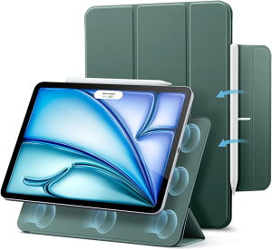 �y�������K�i�z�y���[���֑��������zESR iPad Air ��5���� / ��4���� 10.9�C���`�Ή� �}�O�l�b�g�P�[�X iPad Air 11�C���` M4/M3/M2 (2026/2025/2024)�Ή� ���C�z�� �I�[�g�X���[�v Pencil��2����Ή� Rebound Magn