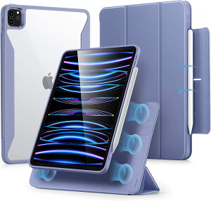 �y���[���֑��������zESR iPad Pro 11�C���` �P�[�X (2022/2021)�p ��4/3����Ή� �n�C�u���b�h�P�[�X �y���V���z���_�[�t�� ���O���\�Ȏ��C�J�o�[ �����X�^���h Rebound 360�V���[�Y ESR Rebound Hybrid