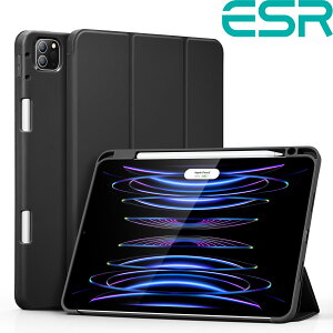 y[֑zESR iPad Pro 11C` P[X (2022/2021)p 4/3Ή yVJo[ yVz_[ Pencil 2Ή _ȔwʃJo[ O܂X^h I[gX[v/EFCN 