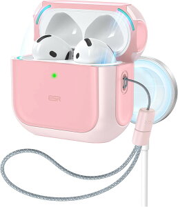 ESR AirPods 4P[X AirPods4HaloLocki2024jiUSB-CjΉ MagSafeΉ Xgbvth~Jo[ Orbit nCubhP[X yKiz