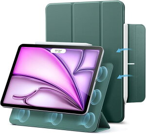 ESR iPad Air 11 13C` P[X (M3/M2A2025/2024) iPad Pro 12.9 P[X 6/5/4(2022/2021/2020)p ̓}OlbgzAXȎO܂X^hP[XAPencil Pro/USB-CSΉAEFCN/X