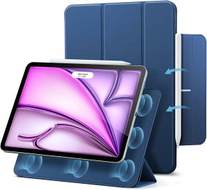 ESR iPad Air 11 13C` P[X (M3/M2A2025/2024) iPad Pro 12.9 P[X 6/5/4(2022/2021/2020)p ̓}OlbgzAXȎO܂X^hP[XAPencil Pro/USB-CSΉAEFCN/X