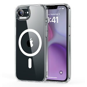 ESR iPhone 16eP[X MagSafeΉ ČRMILKi̕ی ω ɋw iPhone p CX}zP[X NA ClassicV[Y ESR Classic Hybrid Case (HaloLock) - yKiz