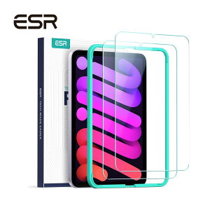 ESR y2ZbgziPad mini 6 2021/ iPad mini A17 2024 p XN[یtB ȒP\tgCtKXtB zR CA[ h~ HDNx ESR Screen Protector Compatible with 