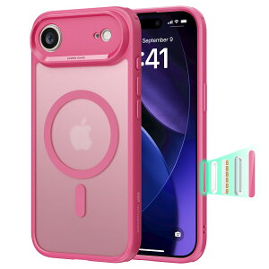 ESR iPhone 17/17 Pro / 17Pro Max / Air MagSafeΉ ČRMILKi̕ی JRg[{^Jo[t CX}zP[X h~w NA ESR Classic nCubhP[X (HaloLock) -yKiz
