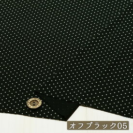 【ニット生地 ピンドット柄/全5色】綿100％のさらっとしたフライスニット生地 薄手 シャリ感やや有 幅150cm 透け感やや有 横方向に伸びるテンション高めニット プリント コットン インナー 肌着【50cm単位 メール便2ヶまで】(a-5997)