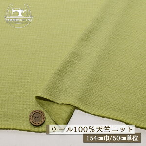 【ニット生地 無地/玉露】ウール100% 天竺ニット 幅154cm 上品な光沢感 透け感やや有 落ち感有 横方向に伸びるテンション高め やや丸まりやすい ジャージー生地 秋 冬【50cm単位 メール便1ヶ