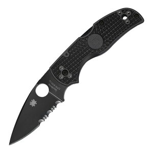 Spyderco �X�p�C�_���R �l�C�e�B�u5 �u���b�N�u���[�h CPM-S30V ���g�n FRN Native5 C41PSBBK5 �܂肽���� �A�����J�� �A�E�g�h�A�i�C�t �n�� �L�����v �n���e�B���O �n���^�[ ��� �t�B�b�V���O �L����