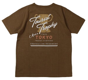 TROPHY CLOTHING [-Tourist Trophy OD Pocket Tee- Mocha size.36,38,40,42]