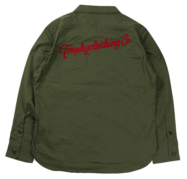 楽天市場】TROPHY CLOTHING [-Gas Worker Shirt- Green size.14,15,16 