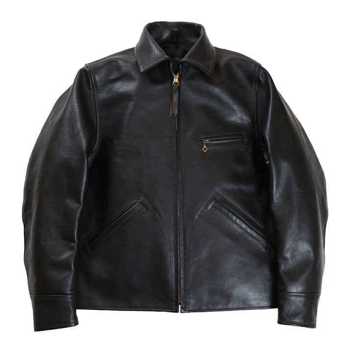 楽天市場】TROPHY CLOTHING [-Humming Bird Horsehide Jacket- Black 
