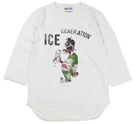 POP EYES [-ICE GANERATION BB TEE SHIRT- WHITE size.M,L,XL,XXL]