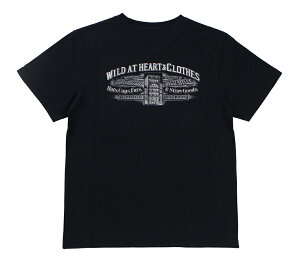 WILD AT HEART [-6.2oz V Neck TEE �gFactory Heritage�h- BLACK size.S,M,L,XL,XXL]