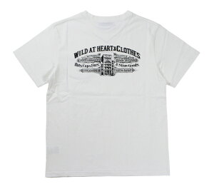 WILD AT HEART [-6.2oz V Neck TEE �gFactory Heritage�h- WHITE size.S,M,L,XL,XXL]