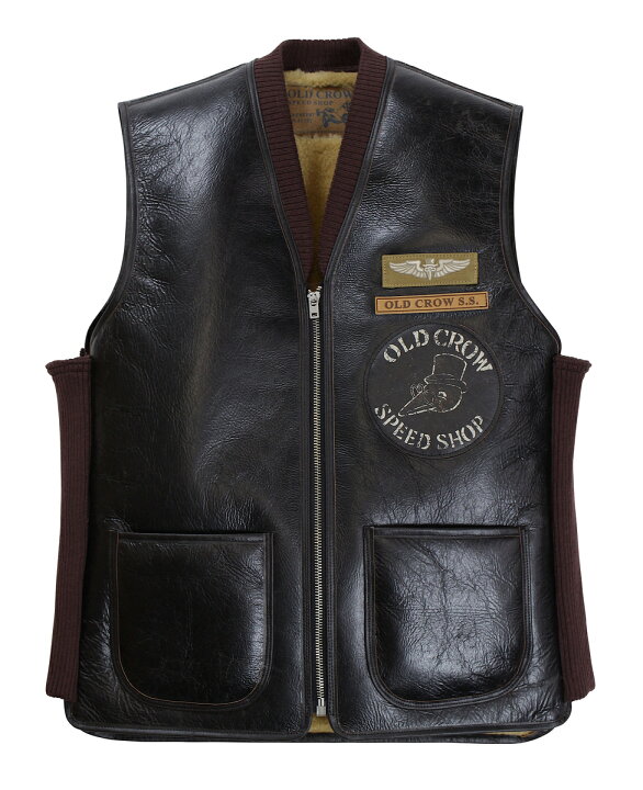 楽天市場】OLD CROW [-OLDROD B - VEST- BLACK size.S,M,L,XL] : KNOCK 