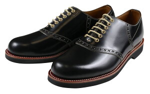 REGAL × GLAD HAND [-MEN'S SADDLE - SHOES- BLACK size.26,26.5,27,27.5,28]