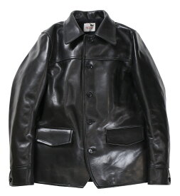 GANGSTERVILLE [-30'S CAR - COAT "HORSE HIDE"- BLACK size.S,M,L,XL]