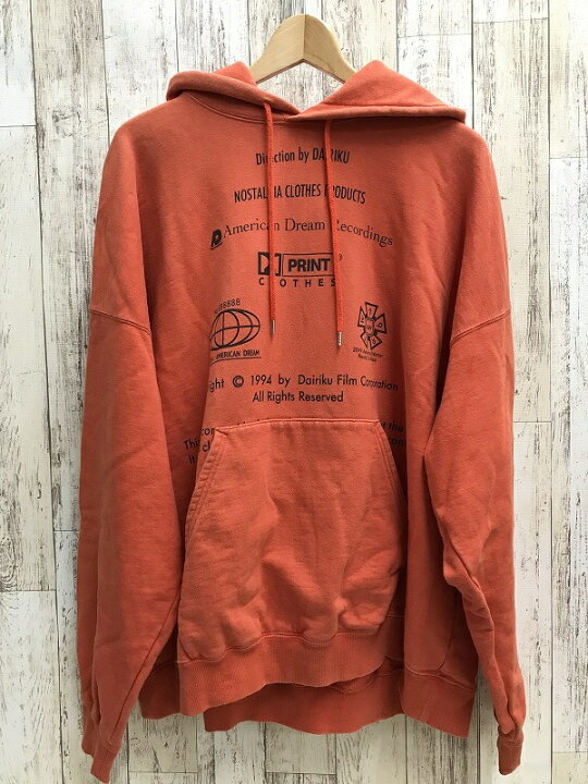 楽天市場】【中古】DAIRIKU 19aw END ROLL Washed Hoodie ダイリク 