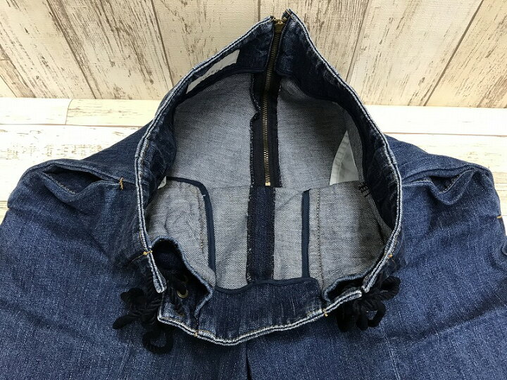 PHEENY LOOSE DENIM WAIST LACE-UP JEANS 