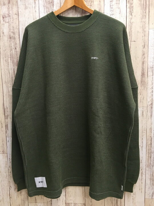 楽天市場】【中古】WTAPS 21AW WAFFLE LS PEAC 212ATDT-CSM30 ダブル 