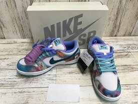 【中古】Futura × NIKE SB DUNK LOW White and Geode Teal HF6061-400 ※2024年5月入荷※