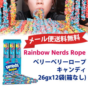 [֑Wonka Rainbow Nerds Rope Very Berry C{[i[Y[vLfB 26gx12(ȂjNerds Rope Rainbow Candy@[vO~@NerdsRopeLfB[vLfB܂Ƃߔx[