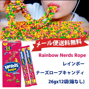 [֑Wonka Rainbow Nerds Rope C{[i[Y[vLfB 26gx12(ȂjNerds Rope Rainbow Candy@[vO~@NerdsRopeLfB[vLfB܂Ƃߔ